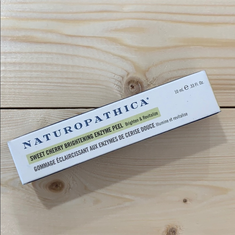 New! Naturopathica sweet cherry brightening enzyme peel